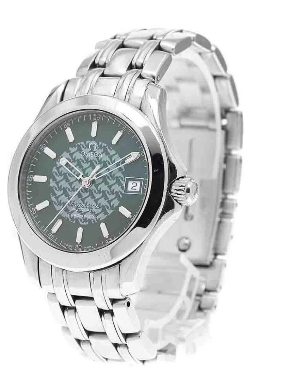 OMEGA Seamaster120 Jacques Mayol 1998 2506.70 Green Dial Automatic Men's_955159